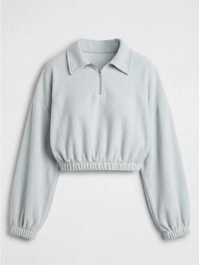 BOUTIQUE Fleece Quarter Zip Pull Over Sweatshirt